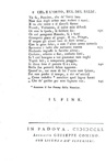 Angelo Poliziano - L'elegantissime stanze & La favola di Orfeo - Padova, Giuseppe Comino 1749/51 Angelo Poliziano - L'elegantissime stanze & La favola di Orfeo - Padova, Giuseppe Comino 1749/51