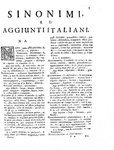 Carlo Costanzo Rabbi - Sinonimi ed aggiunti italiani - Venezia 1751 (bellissima legatura coeva) Carlo Costanzo Rabbi - Sinonimi ed aggiunti italiani - Venezia 1751 (bellissima legatura coeva)
