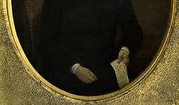 Ritratto di George Washington in biblioteca - Luglio 1777 (olio su tavola lignea ovale) Ritratto di George Washington in biblioteca - Luglio 1777 (olio su tavola lignea ovale)