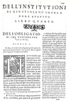 L'Institutioni imperiali del prencipe Giustiniano tradotte da Sansovino - 1552 (rara prima edizione)