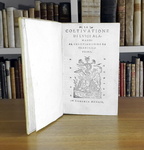 Un grande classico del Cinquecento: Luigi Alamanni - La coltivatione - Firenze, Giunti 1549 Un grande classico del Cinquecento: Luigi Alamanni - La coltivatione - Firenze, Giunti 1549