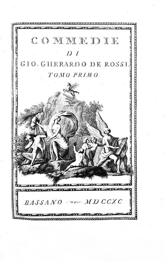 Giovanni Gherardo De Rossi - Commedie - Bassano 1790/92 (rara prima edizione - bella legatura coeva) Giovanni Gherardo De Rossi - Commedie - Bassano 1790/92 (rara prima edizione - bella legatura coeva)