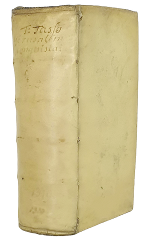 Torquato Tasso - Di Gerusalemme conquistata libri XXIIII - Parigi 1595 (bella legatura - raro) Torquato Tasso - Di Gerusalemme conquistata libri XXIIII - Parigi 1595 (bella legatura - raro)