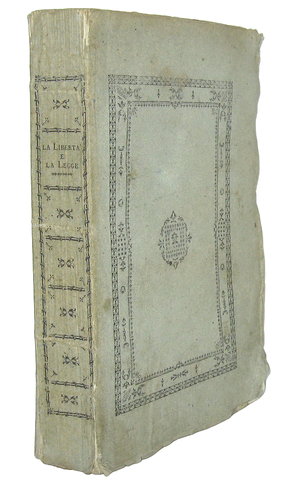 Palmieri - La libert� e la legge considerate nella libert� delle opinioni - 1798 (prima edizione) Palmieri - La libert� e la legge considerate nella libert� delle opinioni - 1798 (prima edizione)