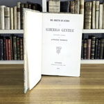 Alberico Gentili - Del diritto di guerra - 1877 (prima edizione in italiano di Antonio Fiorini) Alberico Gentili - Del diritto di guerra - 1877 (prima edizione in italiano di Antonio Fiorini)