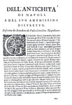 Miscellanea di storia napoletana: Raccolta di varii libri d'historie del regno di Napoli - 1678/80 Miscellanea di storia napoletana: Raccolta di varii libri d'historie del regno di Napoli - 1678/80