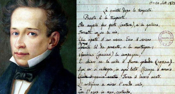 Giacomo Leopardi - La quiete dopo la tempesta Giacomo Leopardi - La quiete dopo la tempesta