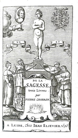 Pierre Charron - De la sagesse trois livres - Elzevier 1656 (stupenda legatura in marocchino rosso) Pierre Charron - De la sagesse trois livres - Elzevier 1656 (stupenda legatura in marocchino rosso)