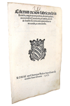 Editto di Pio sulla disciplina dell'edilizia funeraria e cimiteriale a Roma - Blado 1567 Editto di Pio sulla disciplina dell'edilizia funeraria e cimiteriale a Roma - Blado 1567