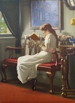 Edward C. Radford - An intersting book - fine XIX secolo (1890/1900) - tecnica mista su cartoncino Edward C. Radford - An intersting book - fine XIX secolo (1890/1900) - tecnica mista su cartoncino