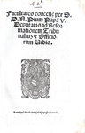 Moto proprio di Pio V sulla riforma dei tribunali fiscali - Roma, Blado 1568 ca. Moto proprio di Pio V sulla riforma dei tribunali fiscali - Roma, Blado 1568 ca.