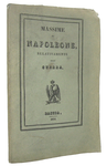 Massime di Napoleone relativamente alla guerra - Bastia 1834 (rara edizione con 2 carte geografiche) Massime di Napoleone relativamente alla guerra - Bastia 1834 (rara edizione con 2 carte geografiche)