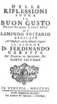Ludovico Antonio Muratori - Delle riflessioni sopra il buon gusto nelle scienze e nell�arti - 1756 Ludovico Antonio Muratori - Delle riflessioni sopra il buon gusto nelle scienze e nell�arti - 1756