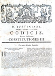Il Corpus juris civilis di Giustiniano curato da Christoph H. Freiesleben (il Ferromontano) - 1775 Il Corpus juris civilis di Giustiniano curato da Christoph H. Freiesleben (il Ferromontano) - 1775