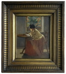 Haynes King - The love letter - 1870/75 (olio su tela) Haynes King - The love letter - 1870/75 (olio su tela)