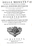 Carli - Delle monete e dell'instituzione delle zecche d'Italia - 1754/60 (rarissima prima edizione) Carli - Delle monete e dell'instituzione delle zecche d'Italia - 1754/60 (rarissima prima edizione)