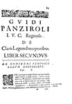 Guido Panciroli - De claris legum interpretibus - Venezia 1637 (rara e ricercata prima edizione)