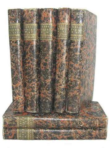 Le scienze nel Seicento: Francesco Redi - Opere - Napoli 1778 (con 34 belle tavole incise in rame) Le scienze nel Seicento: Francesco Redi - Opere - Napoli 1778 (con 34 belle tavole incise in rame)