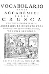 Vocabolario degli Accademici della Crusca - Venezia, presso Francesco Pitteri 1763 (legatura coeva)
