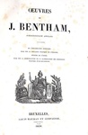 Un grande classico di diritto ed economia: Jeremy Bentham - Oeuvres - 1829/34 (magnifica legatura) Un grande classico di diritto ed economia: Jeremy Bentham - Oeuvres - 1829/34 (magnifica legatura)
