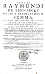 Un capolavoro del diritto comune: Raimondo di Penyafort - Summa de casibus - Lugduni 1718 (in folio) Un capolavoro del diritto comune: Raimondo di Penyafort - Summa de casibus - Lugduni 1718 (in folio)