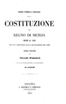 Niccol� Palmieri - Saggio storico e politico sulla costituzione del regno di Sicilia - 1847