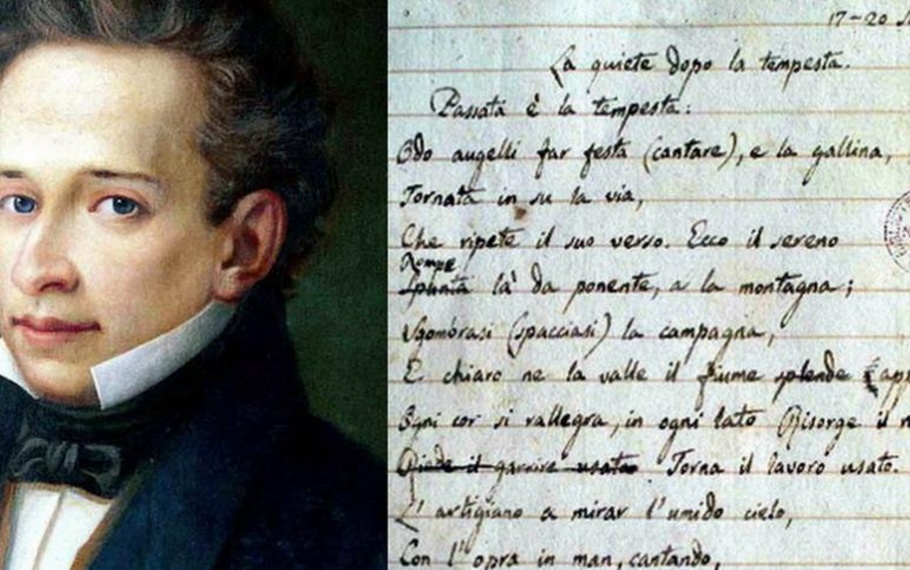 Giacomo Leopardi - La quiete dopo la tempesta Giacomo Leopardi - La quiete dopo la tempesta