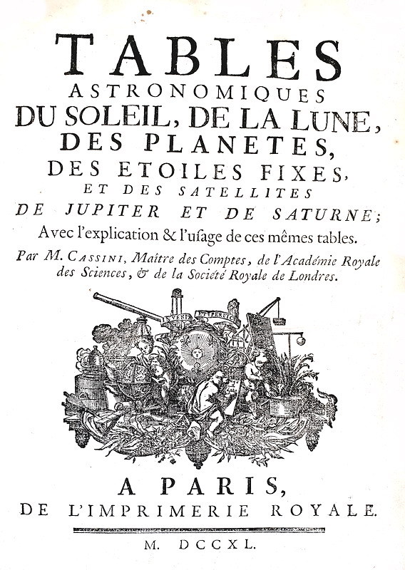Jacques Cassini - Tables astronomiques du soleil, lune, planetes et etoiles - 1740 (prima edizione) Jacques Cassini - Tables astronomiques du soleil, lune, planetes et etoiles - 1740 (prima edizione)