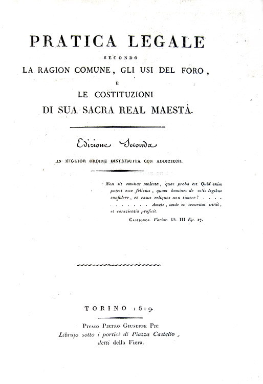 Galli della Loggia - Pratica legale secondo la ragion comune - 1819/29 (10 volumi in quarto) Galli della Loggia - Pratica legale secondo la ragion comune - 1819/29 (10 volumi in quarto)